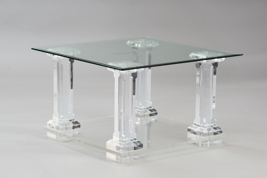 1970's Lucite Side Table