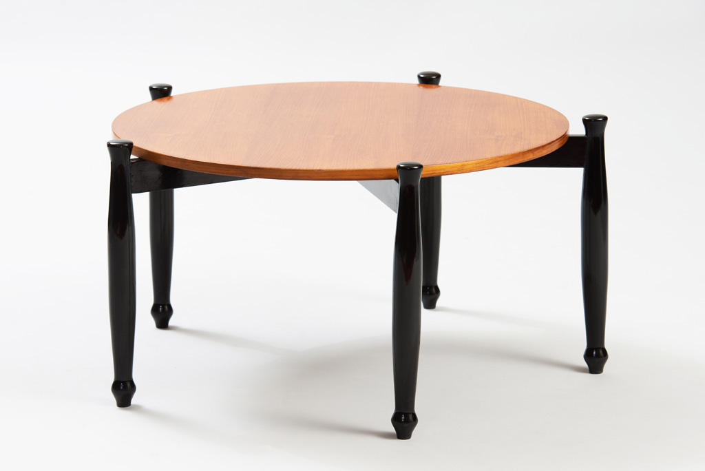 Italian mid-century teak coffee table