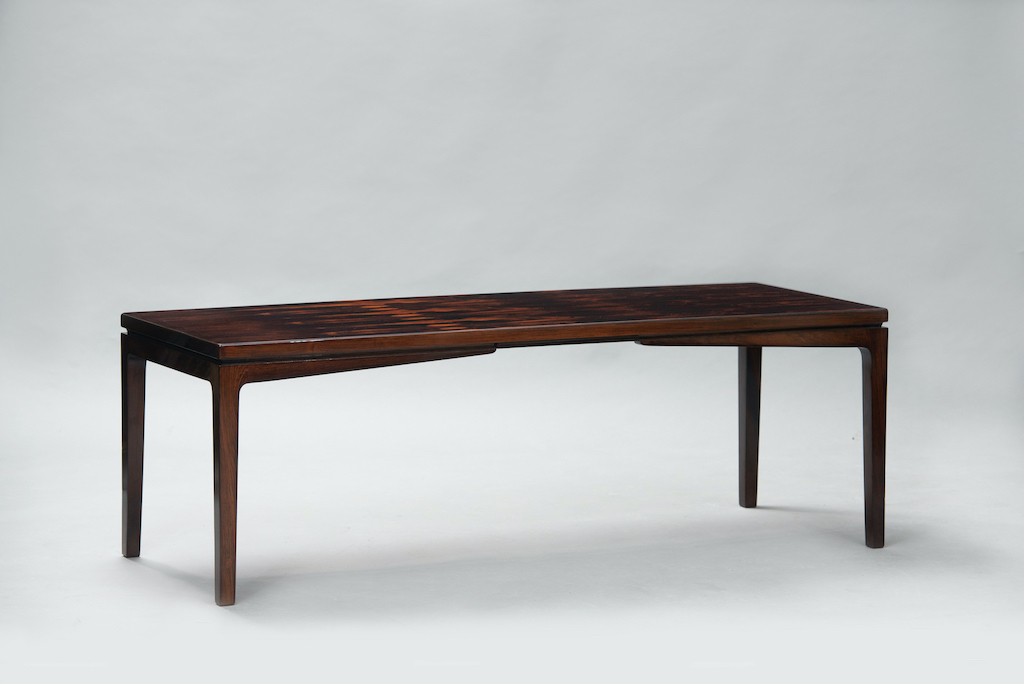 Mid-century modern rosewood coffee table