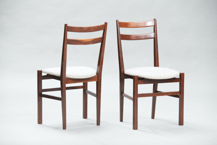 High back mid century chairs